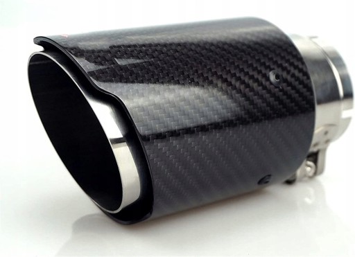 Карбоновый одинарный наконечник выхлопной трубы