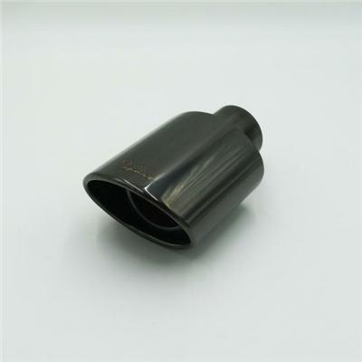 Наконечник глушника 120x85mm зварний шов 58mm чорний