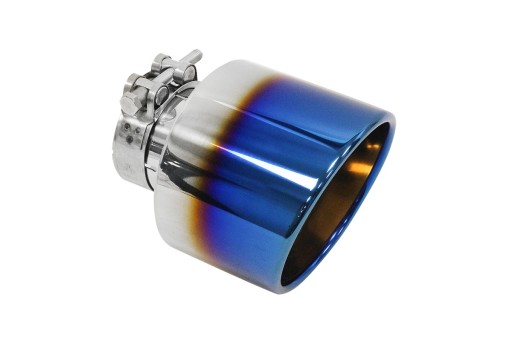 Наконечник глушника 127 мм вхід 67 мм полірований Бур