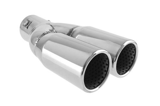 Двойной наконечник глушителя выхлопных газов для трубы 35-55 мм