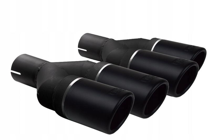 Универсальный наконечник для глушителя длина 200/180 мм 55 мм