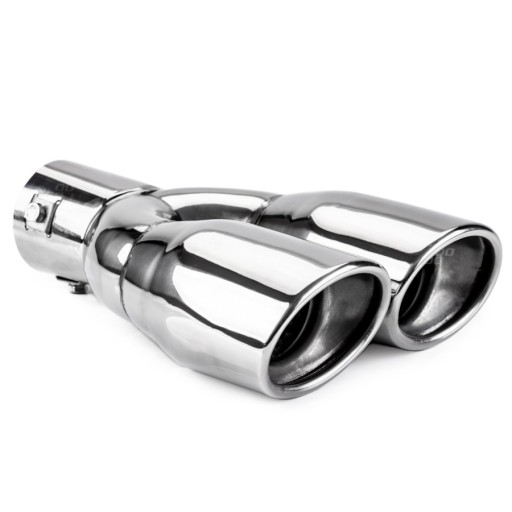 Насадка выхлопа Крышка глушителя Нержавеющая сталь + одноразовая проверка алкотестером