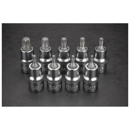 Биты Torx на головке 55 мм, набор из 9 шт.