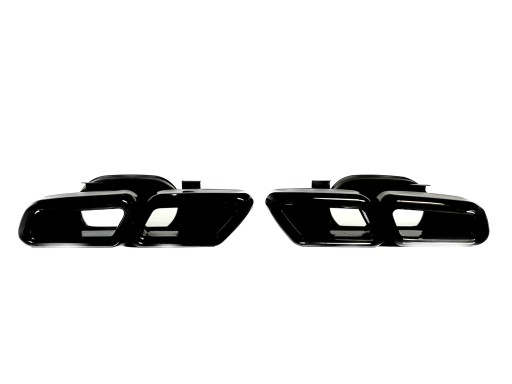 Насадки на глушитель MERCEDES CLS (C218) 2013 - 2017 (черные) стиль AMG