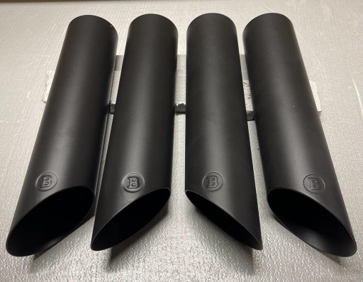 Наконечники вихлопу Mercedes G-Class W463 W463A W464 Brabus style b;ack