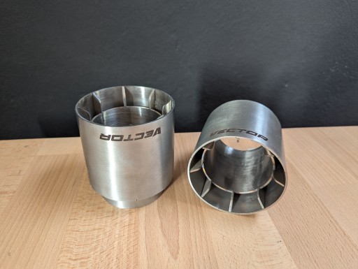 Насадки вихлопні Vector 90мм - 2 шт