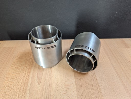 Насадки вихлопні Vector 90мм - 2 шт