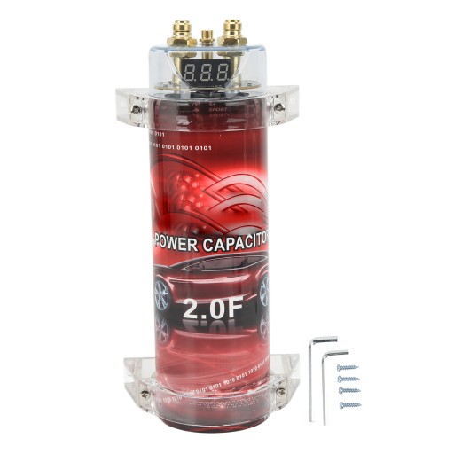 Victool1610220058011 - Автомобільний конденсатор 2 Фарад конденсатор потужності цифрової аудіосистеми з