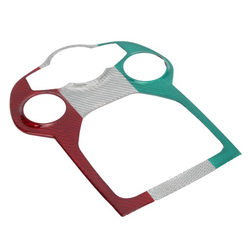 Крышка панели переключения передач из карбона на консоли