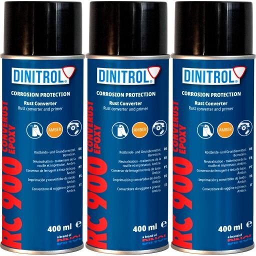 DINITROL RC 900 Converust Spray 3x перетворювач іржі