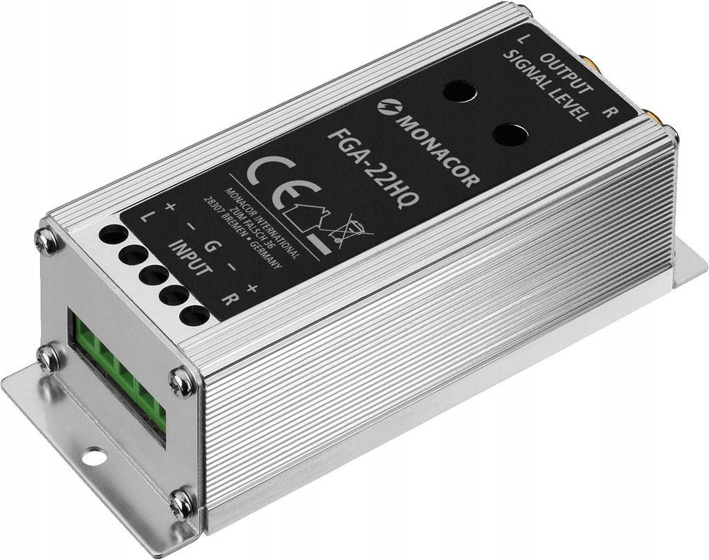 Конвертер аудіосигналів RCA (cinch) MONACOR HighEnd