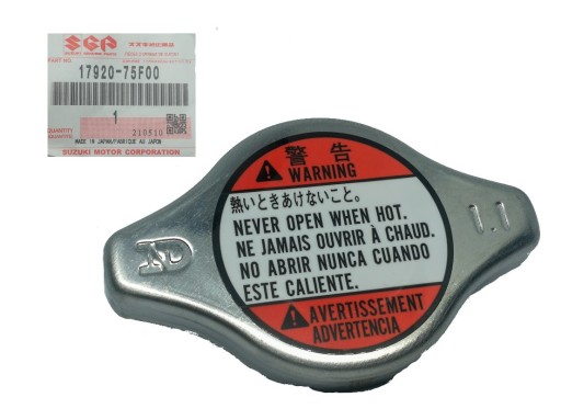 1792075F00 - Кришка водяного радіатора 1.1 Suzuki 17920-75F00