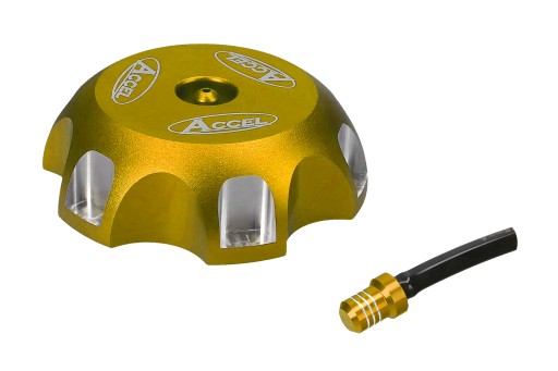 GMOTO-226840 - Крышка топливного бака + вентиляционное отверстие Accel Yamaha Kawasaki злотый