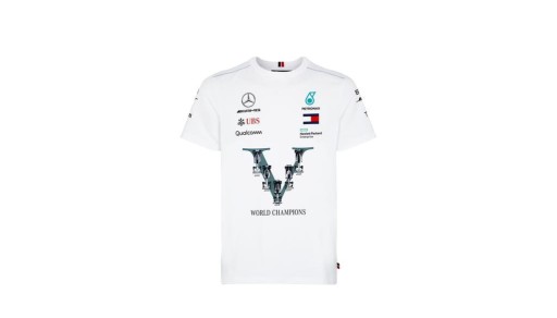 Футболка Mercedes-Benz F1 World Champions 2014-2018 - розмір L