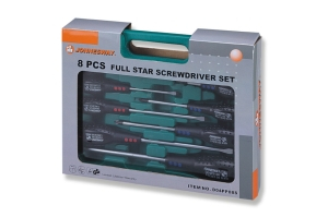 Компл.отвертки 8шт. CR-MO-V D04PP08S JONNESWAY