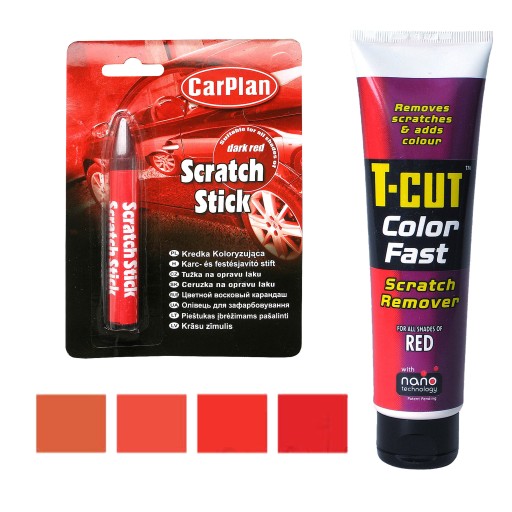 Карандаш пигмент для царапин красный