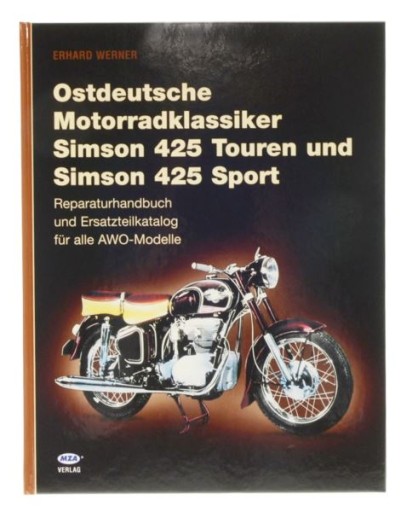 AWO Simson ремонтна книга з німецьким каталогом запчастин