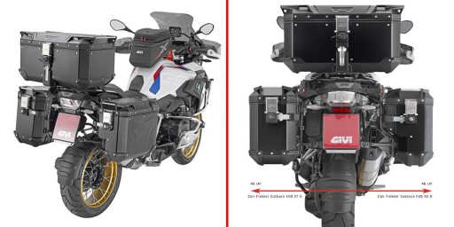 Комплект чехлов + рамы GIVI Trekker EVO Новые МОДЕЛИ BMW R1250/ADV R1200