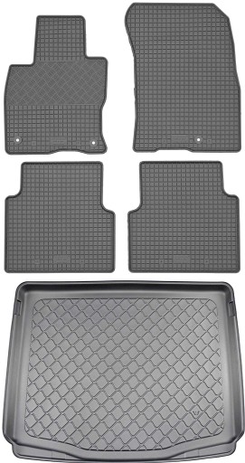 Kuga III / Kuga III Hybrid 2020 - КОМПЛЕКТ - Коврик в багажник + коврик для ног