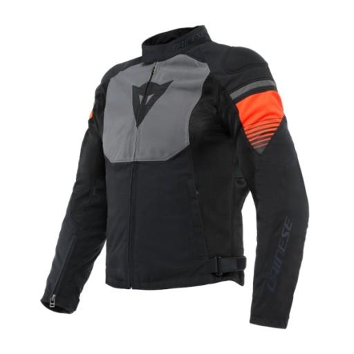 Куртка Dainese Air Fast Tex чорно-сіро-червона 58