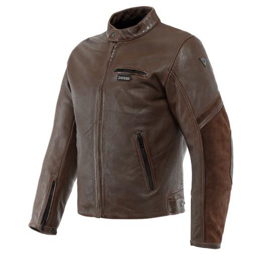 Шкіряна мотоциклетна куртка Dainese Merak Brown 52