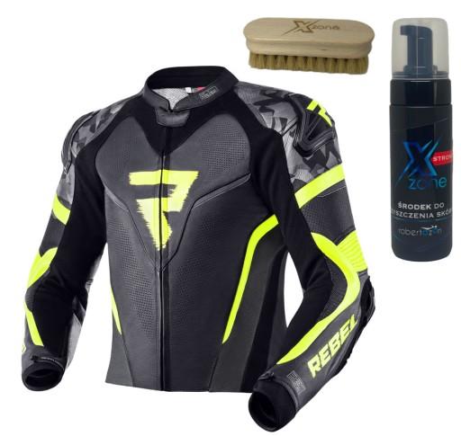 Куртка REBELHORN Rebel Black/Flo розмір 54 +Безкоштовно!