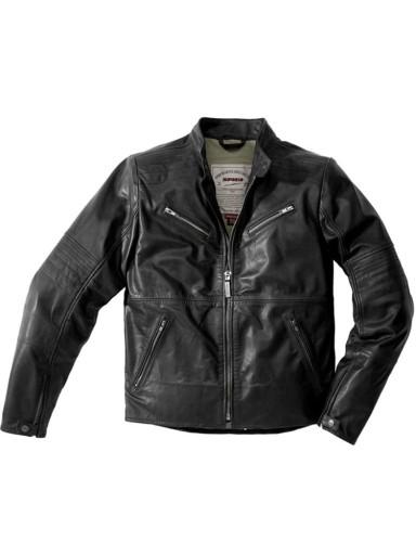 Шкіряна мотоциклетна куртка Spidi Garage чорна 52