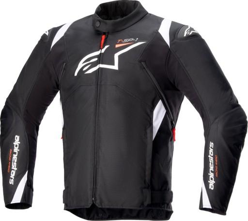 Alpinestars T-SP-1 v2 текстильная мотоциклетная куртка черно-белая 4XL