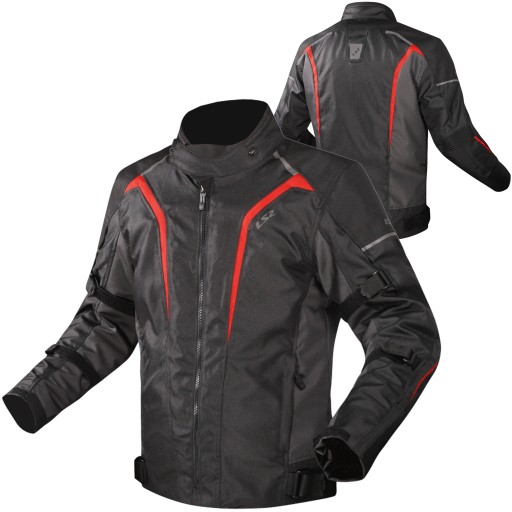 LS2 Sepang текстильная мотоциклетная куртка красная мужская водонепроницаемая + Балаклава