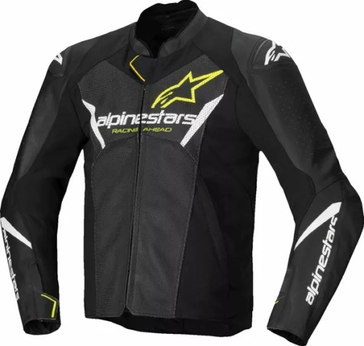 Кожаная куртка alpinestars faster v3 airflow 58
