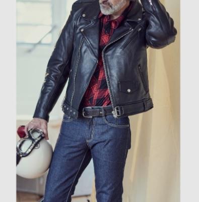 Шкіряна мотоциклетна куртка DETLEV LOUIS DL-JM-3 60 розмір