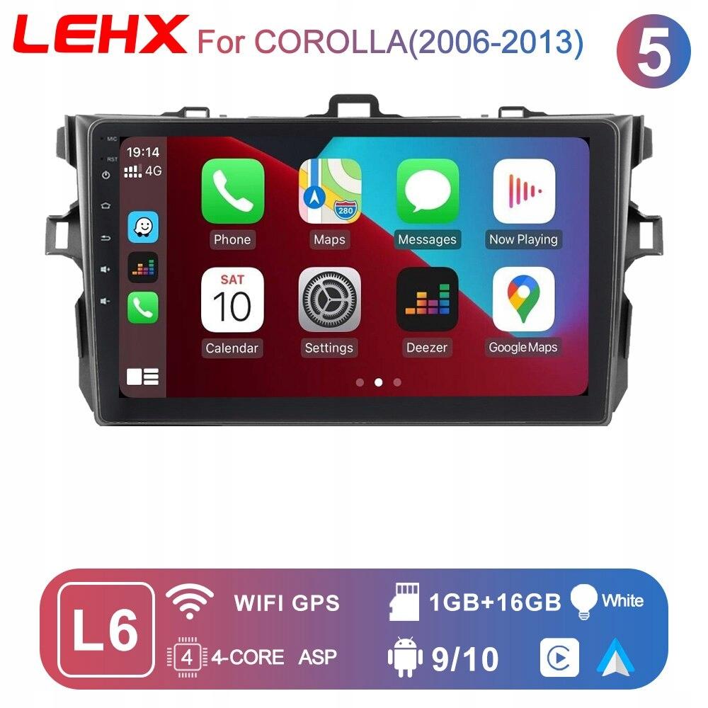L6 (1-16 г) стиль Carplay LEHX Pro 8 Core 2DIN andr