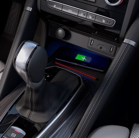 RENAULT KOLEOS ИНДУКТИВНОЕ ЗАРЯДНОЕ УСТРОЙСТВО