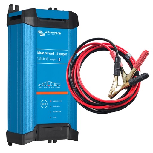 ЗАРЯДНОЕ УСТРОЙСТВО-ВЫПРЯМИТЕЛЬ Victron ENERGY IP22 30A 1 ВЫХ. КАБЕЛИ ПРОВОДА 5 МЕТРОВ