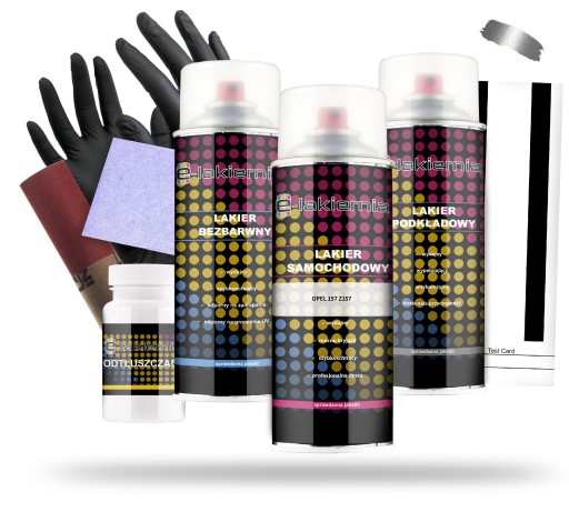 Автомобільна фарба OPEL 157 Z157 + Безбарвний + праймер спрей 400мл