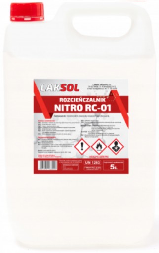 LAKSOL THINNER RC 01 РАСТВОРИТЕЛЬ Нитро RC01 5л СУПЕР КАЧЕСТВО