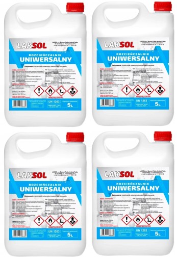 ЛАКСОЛ РАЗБАВИТЕЛЬ УНИВЕРСАЛЬНЫЙ РАСТВОРИТЕЛЬ 4X 5л = 20л