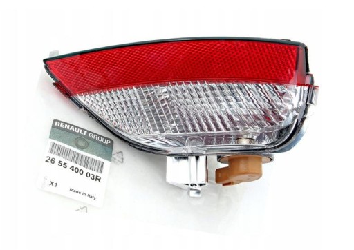 265540003R - ЛАМПА ЗАДНЬОГО ЗАДНЯ В БАМПЕР RENAULT SCENIC 09- OE
