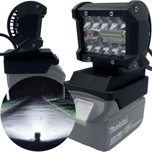 ЛАМПА ДЛЯ MAKITA 18В РАБОЧАЯ ГАЛОГЕННАЯ LED MAX