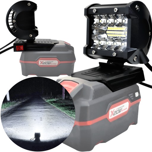 ЛАМПА ДЛЯ PARKSIDE X20V РАБОЧАЯ ГАЛОГЕННАЯ СВЕТОДИОДНАЯ MAX