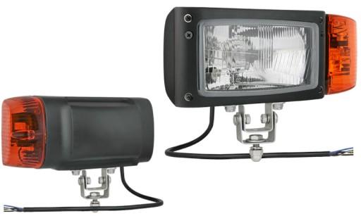 REPR1.24208 - ДОРОЖНЫЙ ФОНАРЬ С УКАЗАТЕЛЕМ ПОВОРОТА ЛЕВЫЙ 12V/24V