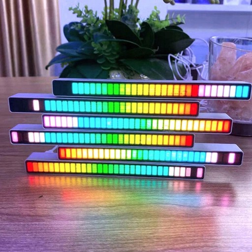 RGB LED ЛАМПА USB ЛАМПА МИГАЄ В РИТМ МУЗИКИ