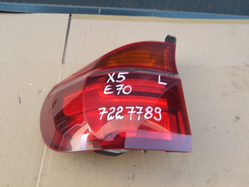 Ліхтар задній лівий 7227789 оригінал bmw x5 e70 lci