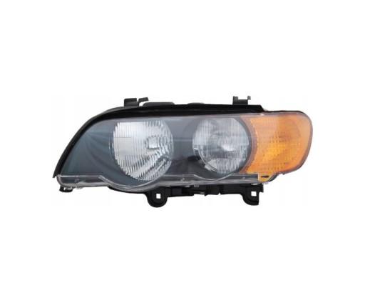ФОНАРЬ ПЕРЕДНИЙ BMW X5 E53 05.00- 63128409013 ЛЕВЫЙ