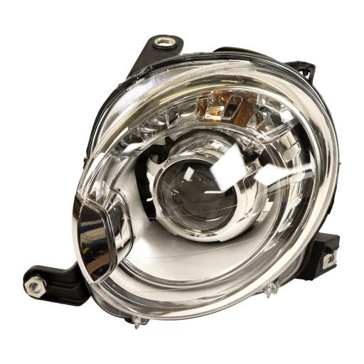 LAMPA PRZOD FIAT 500 ABARTH XENON 51844937 52059135 52088877 - ЛАМПА ПЕРЕДНЯ FIAT 500 ABARTH XENON 51844937