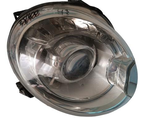 LAMPA REFLEKTOR PRAWA LEWA XENON FIAT 500 - ЛАМПА ФАРА ПРАВА XENON FIAT 500 ABARTH CABRIO LIFT 130732929301