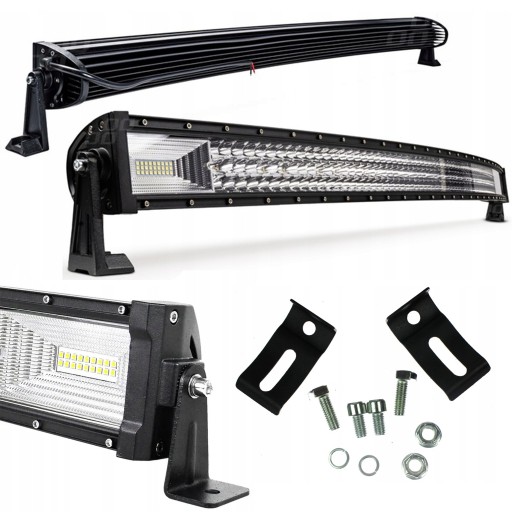 LAMPA ROBOCZA DALEKOSIĘŻNA 105 CM ŁUK 12V 24V BELKA LED CREE OFF ROAD 1000W - ДАЛЬНЯЯ РАБОЧАЯ ЛАМПА 105 СМ ARC 12V 24V СВЕТОДИОДНЫЙ ЛУЧ CREE OFF ROAD 1000W