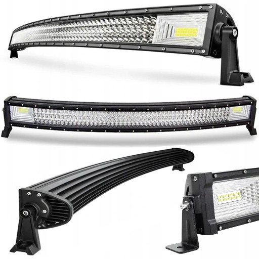 LAMPA ROBOCZA DALEKOSIĘŻNA 130CM ŁUK 12V 24V BELKA LED BAR OFF ROAD 1200W - ДАЛЬНЯЯ РАБОЧАЯ ЛАМПА 130 СМ ARC 12V 24V LED BAR OFF ROAD 1200W