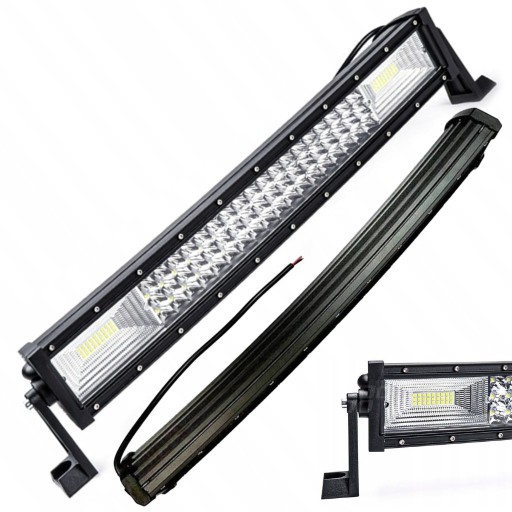 LAMPA ROBOCZA DALEKOSIĘŻNA 53 CM ŁUK 12V 24V BELKA LED BAR OFF ROAD 770W - ДАЛЬНЯЯ РАБОЧАЯ ЛАМПА 53 СМ ARC 12V 24V LED BAR OFF ROAD 770W