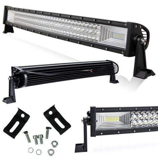 LAMPA ROBOCZA DALEKOSIĘŻNA 80 CM PANEL ŁUK 12V 24V BELKA LED OFF ROAD 800W - ДАЛЬНЯЯ РАБОЧАЯ ЛАМПА 80 СМ ПАНЕЛЬ ДУГА 12 В 24 В СВЕТОДИОДНЫЙ ЛУЧ ВНЕДОРОЖНЫЙ 800 ВТ